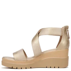 Naturalizer Wedges|Women's Soul , Goodtimes Wedge Sandal Gold