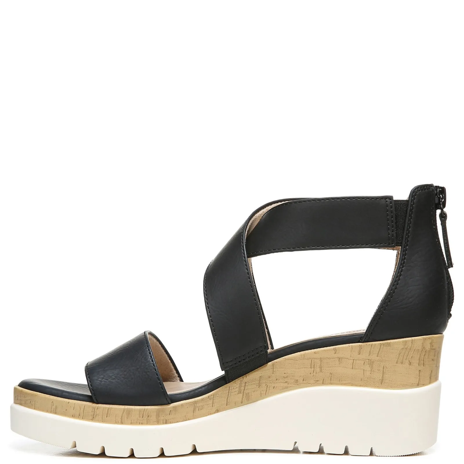 SOUL Naturalizer Wedges|Women's , Goodtimes Wedge Sandal Black