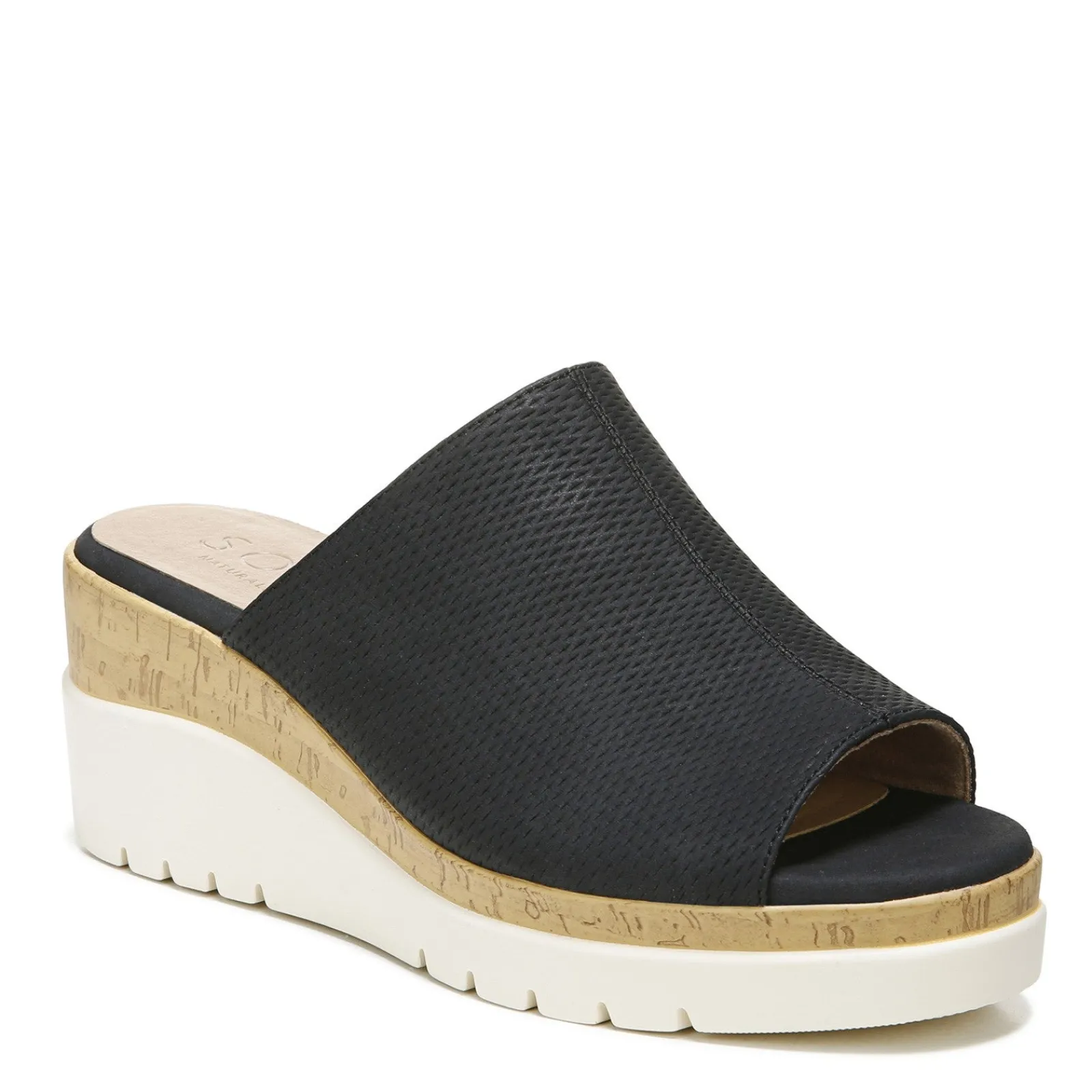 SOUL Naturalizer Wedges|Women's , Goodtimes Wedge Sandal Black