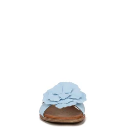 SOUL Naturalizer Sandals|Women's , Joyful Slide Light Blue Faux Leather