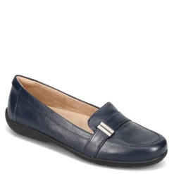 SOUL Naturalizer Flats|Women's , Kentley Slip-On Navy