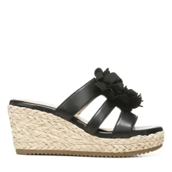 SOUL Naturalizer Sandals|Women's , Oodles Flower Sandal Black