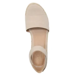 SOUL Naturalizer Wedges|Women's , Oakley Sandal White