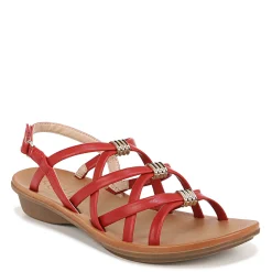 SOUL Naturalizer Sandals|Women's , Sierra Sandal Red Faux Leather