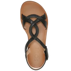 SOUL Naturalizer Sandals|Women's , Solo Sandal Black
