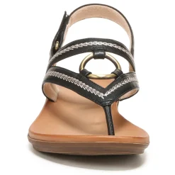 SOUL Naturalizer Sandals|Women's , Sunny Thong Sandal Black