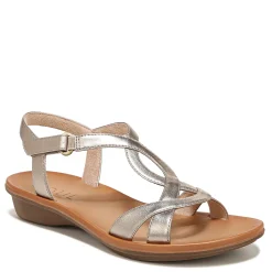 SOUL Naturalizer Sandals|Women's , Solo Sandal Warm Silver