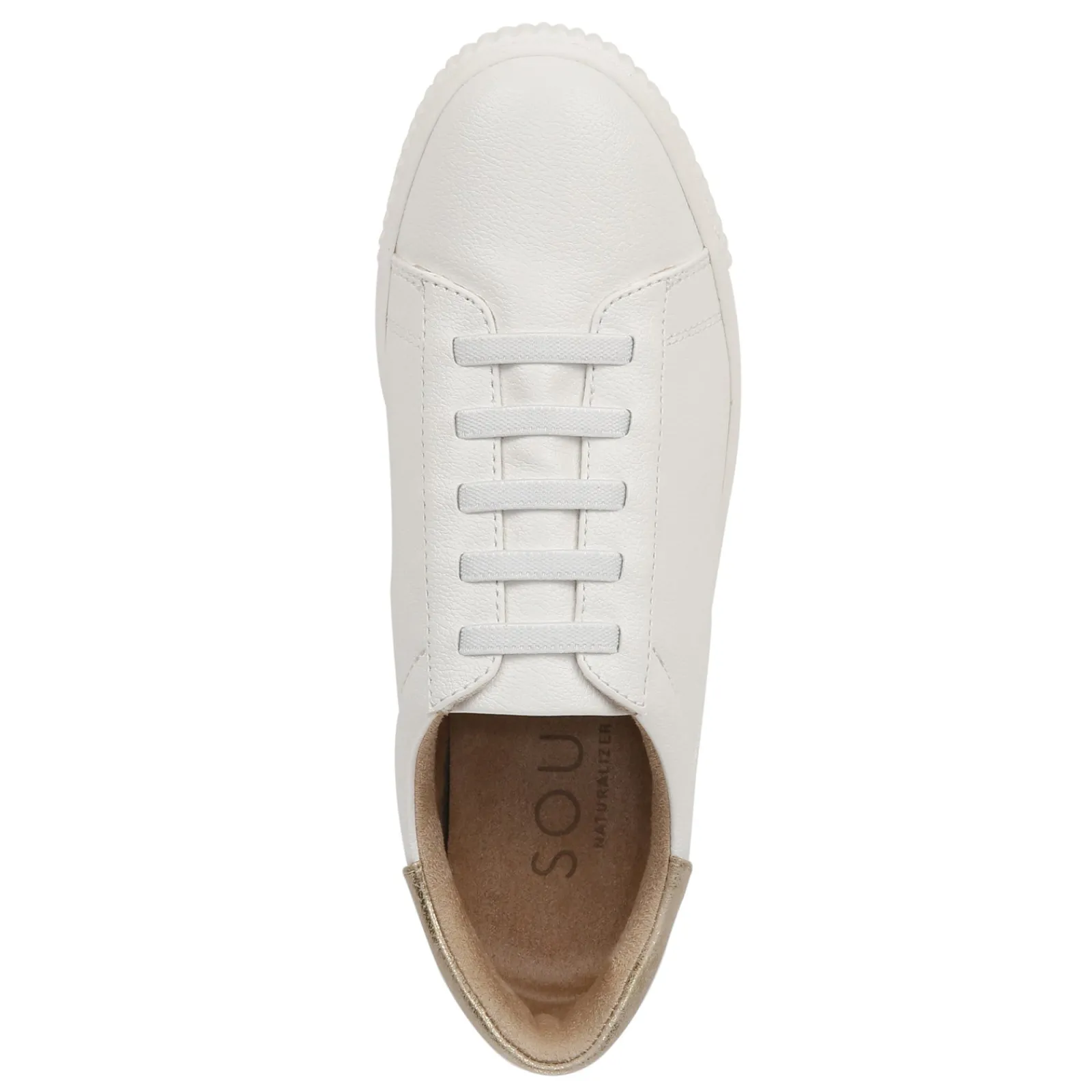 SOUL Naturalizer Sneakers & Athletic|Women's , Tia Step-In Sneaker White/Gold