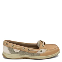 Sperry Boat Shoes|Women's , Angelfish Boat Shoe Linen/Oat