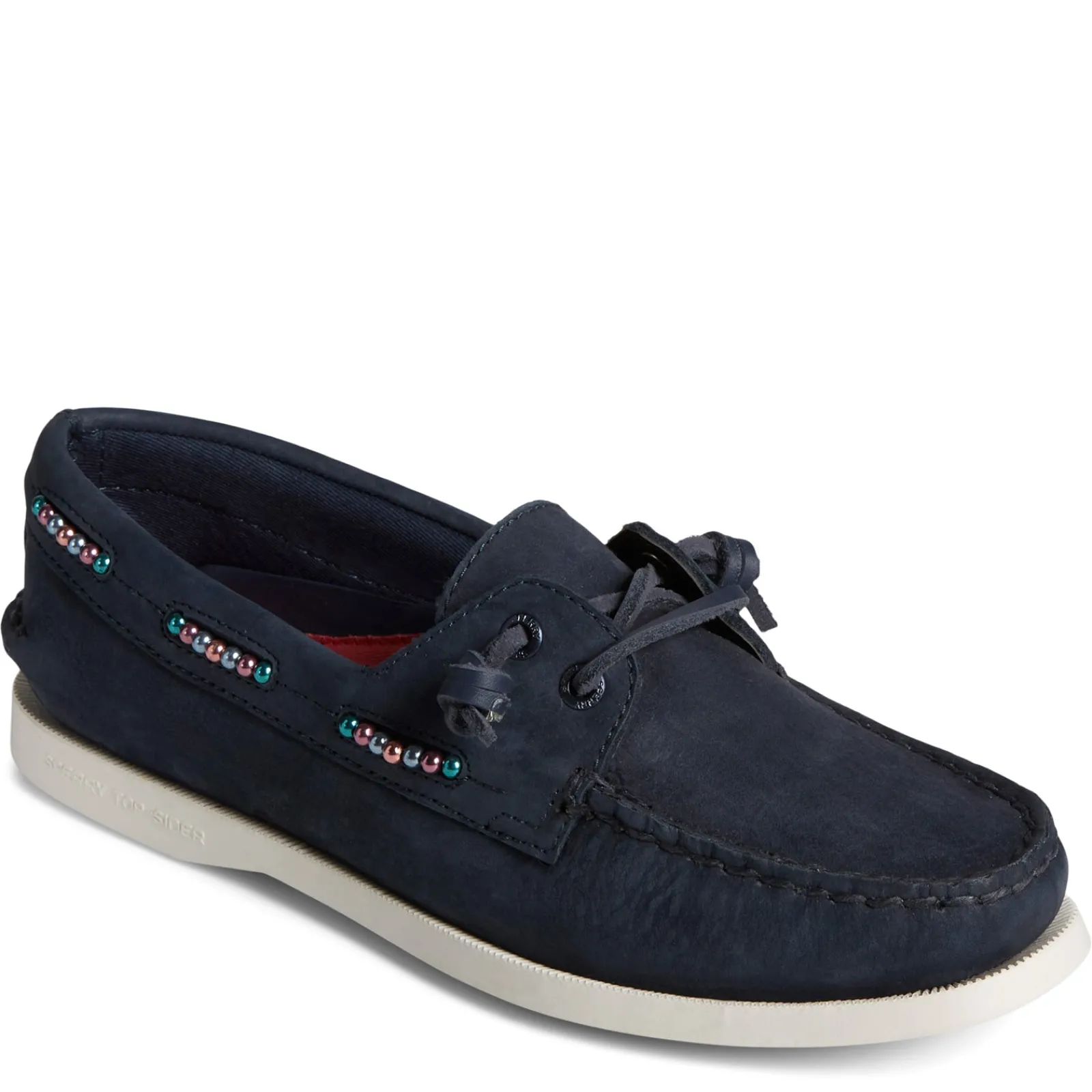 Sperry Boat Shoes|Women's , Authentic Original 2-Eye Beaded Boat Shoe Navy