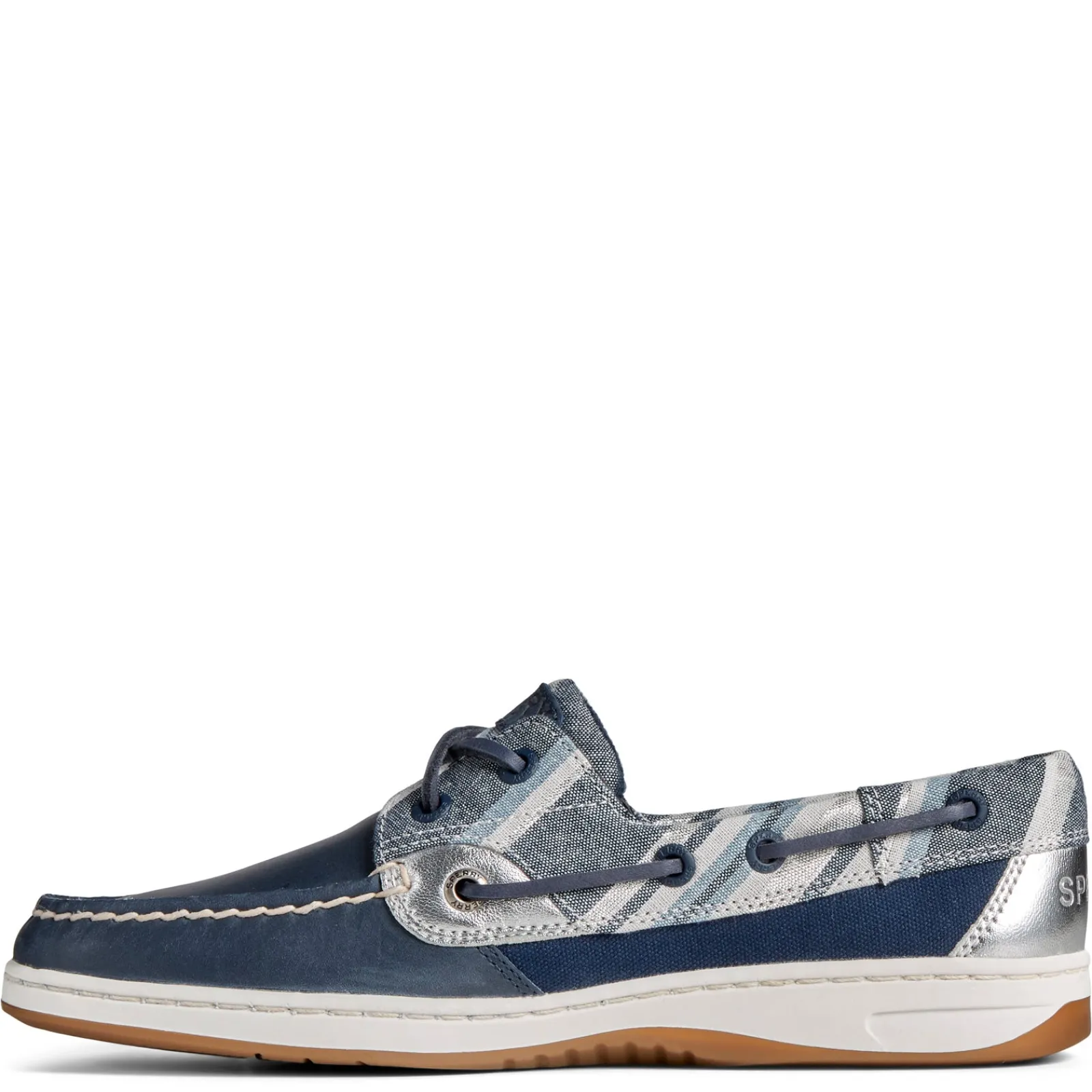 Sperry Boat Shoes|Women's , Bluefish 2 Eye Boat Shoe Navy Stripe