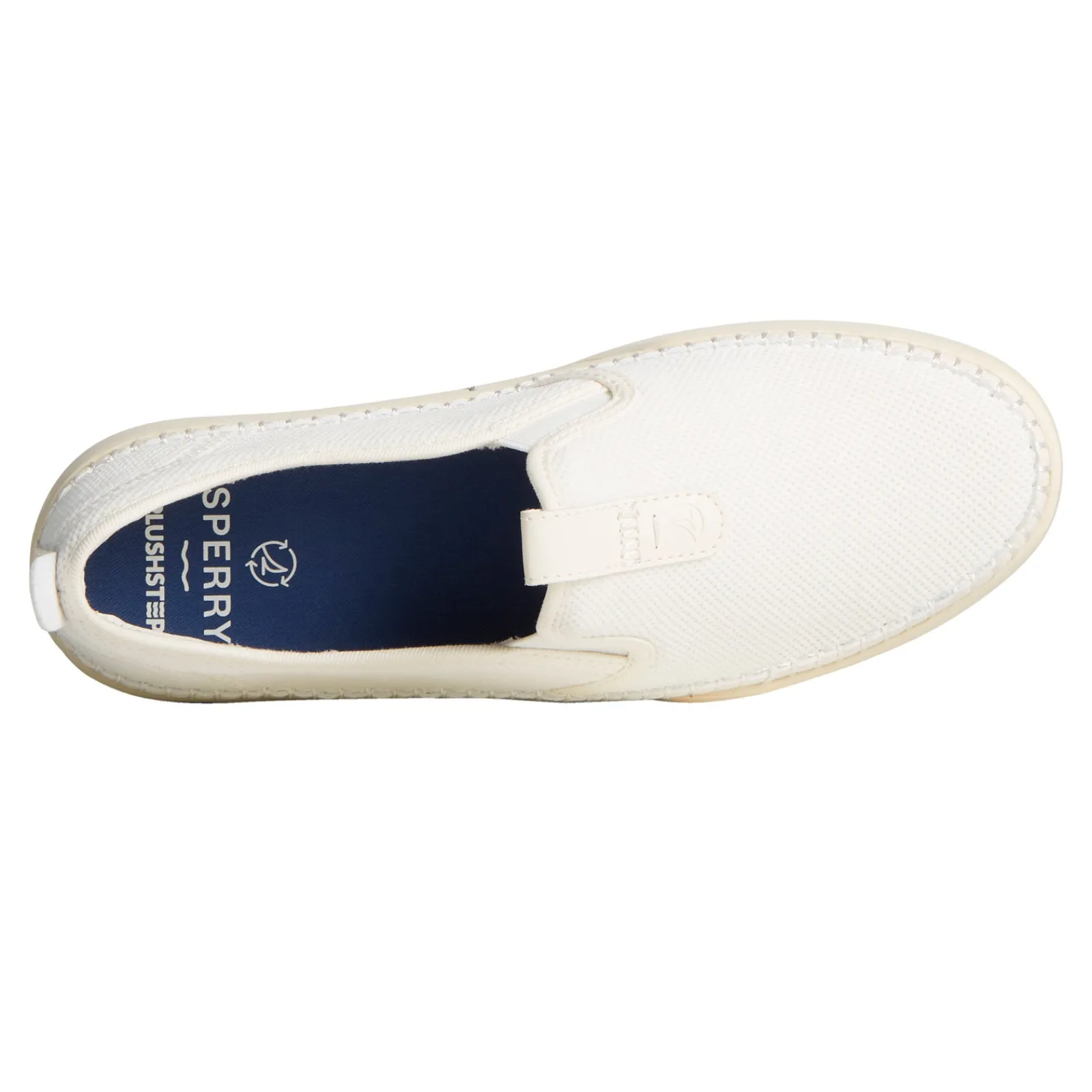 Sperry Slip-On Shoes|Women's , Breaker Plushstep Slip-On Bright White