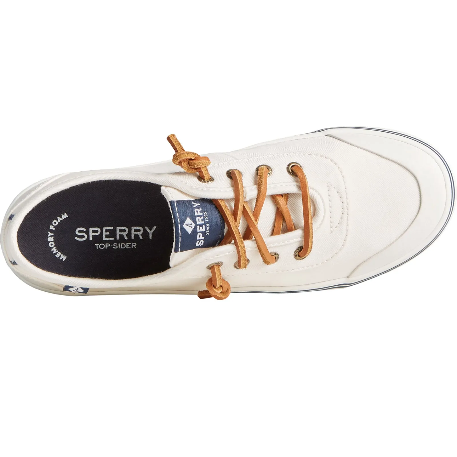 Sperry Slip-On Shoes|Women's , Lounge Away 2 Lace-Up Boat Shoe White