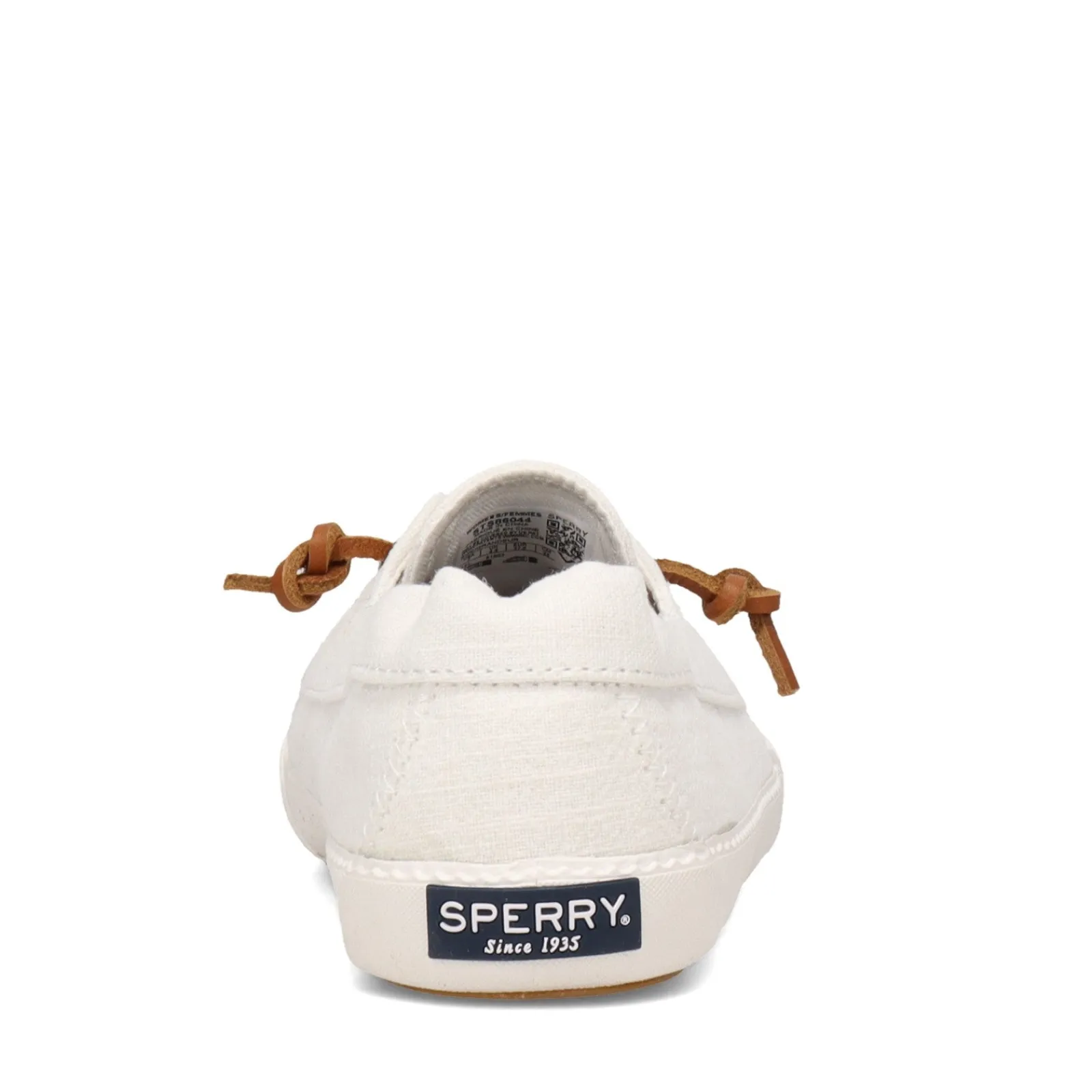 Sperry Slip-On Shoes|Women's , Lounge Away 2 Boat Shoe White Linen