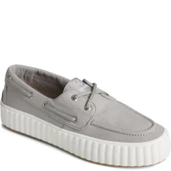 Sperry Slip-On Shoes|Women's , Pier Wave Boat Platform Sneaker Grey