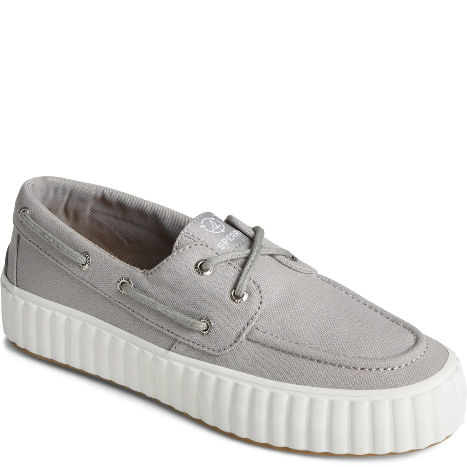 Sperry Slip-On Shoes|Women's , Pier Wave Boat Platform Sneaker Grey