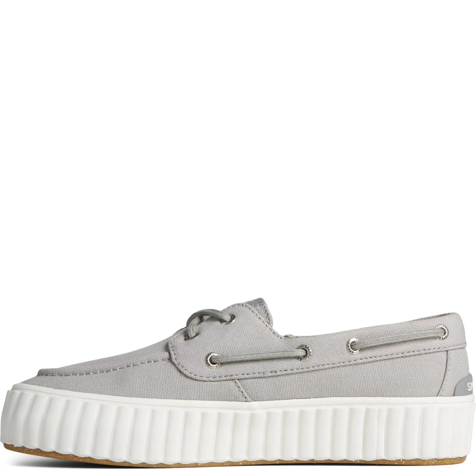 Sperry Slip-On Shoes|Women's , Pier Wave Boat Platform Sneaker Grey