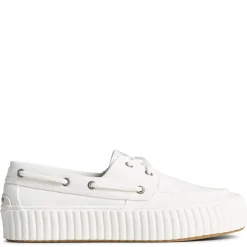 Sperry Slip-On Shoes|Women's , Pier Wave Boat Platform Sneaker White