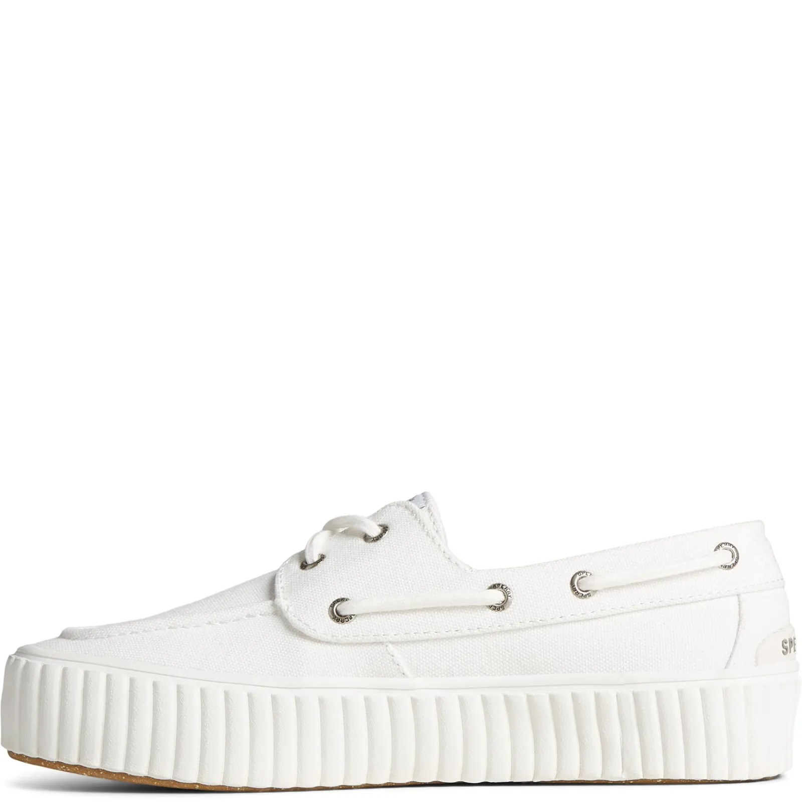 Sperry Slip-On Shoes|Women's , Pier Wave Boat Platform Sneaker White