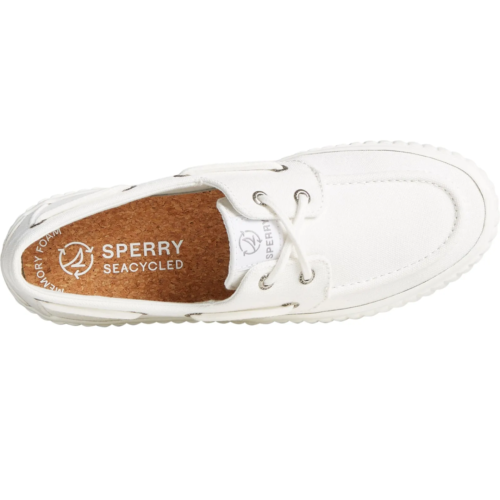 Sperry Slip-On Shoes|Women's , Pier Wave Boat Platform Sneaker White