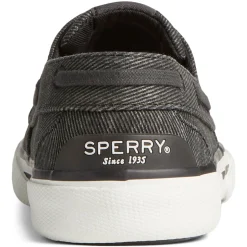 Sperry Boat Shoes|Women's , Pier Wave Boat Sneaker Black