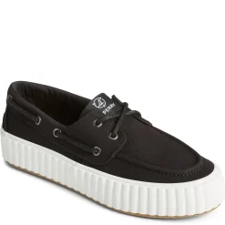 Sperry Sneakers & Athletic|Women's , Pier Wave Boat Platform Sneaker Black
