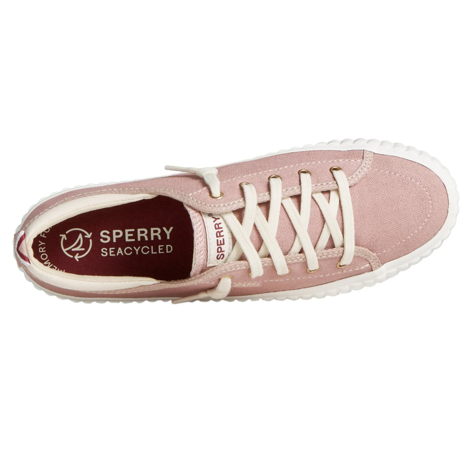Sperry Sneakers & Athletic|Women's , Pier Wave SeaCycled Boat Platform Sneaker Mauve