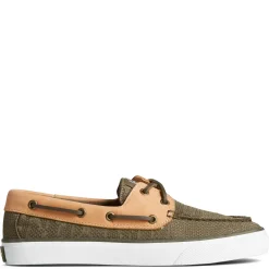 Sperry Sneakers & Athletic|Women's , SeaCycled Bahama II Sneaker Olive Jacquard
