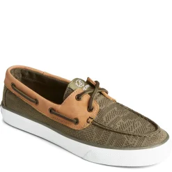 Sperry Slip-On Shoes|Women's , SeaCycled Bahama II Sneaker Olive Jacquard
