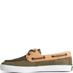 Sperry Slip-On Shoes|Women's , SeaCycled Bahama II Sneaker Olive Jacquard