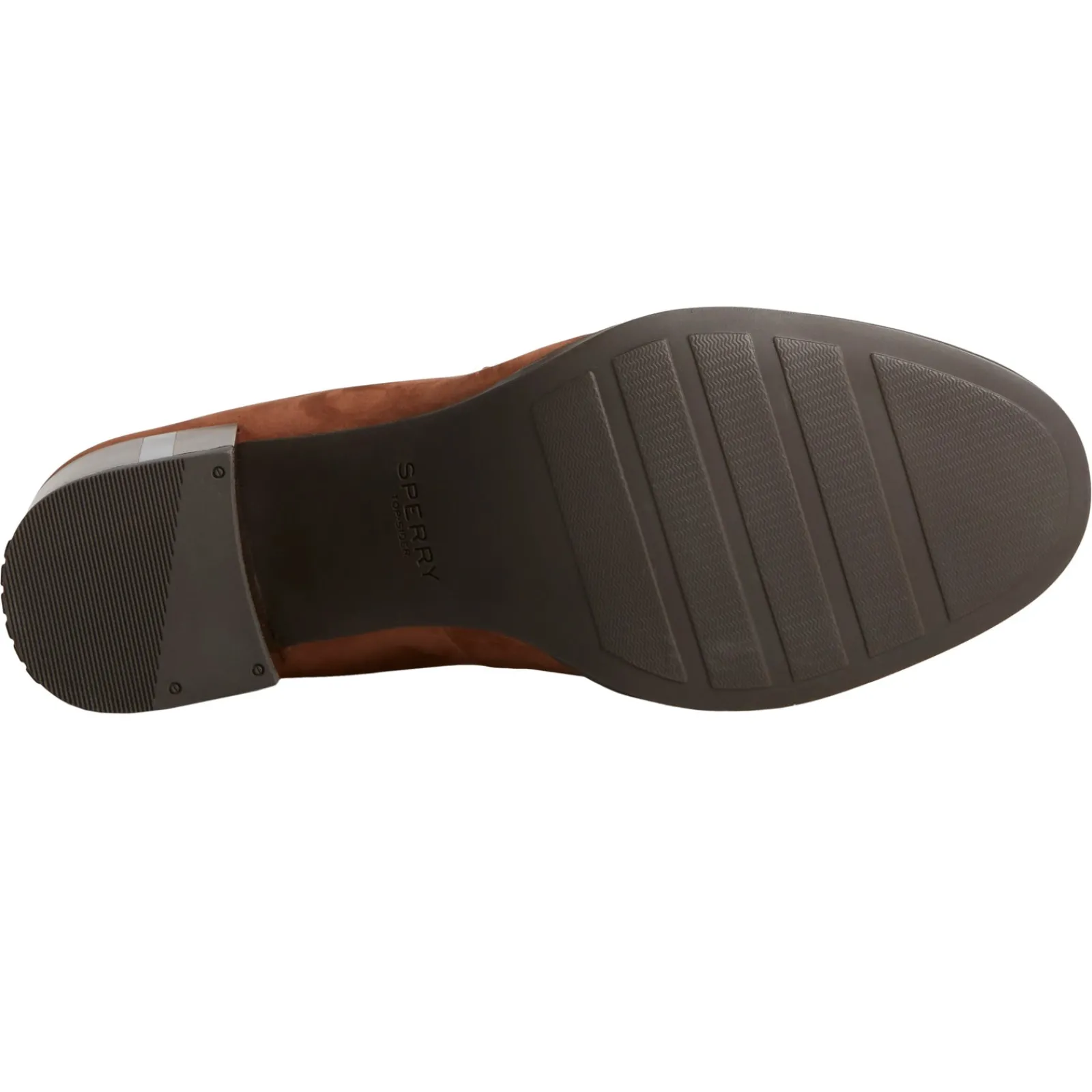 Sperry Loafers|Women's , Seaport Two-Tone Penny Pump Brown / Cream