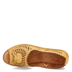 Spring Step Sandals|Women's , Brandal Slip-On Yellow