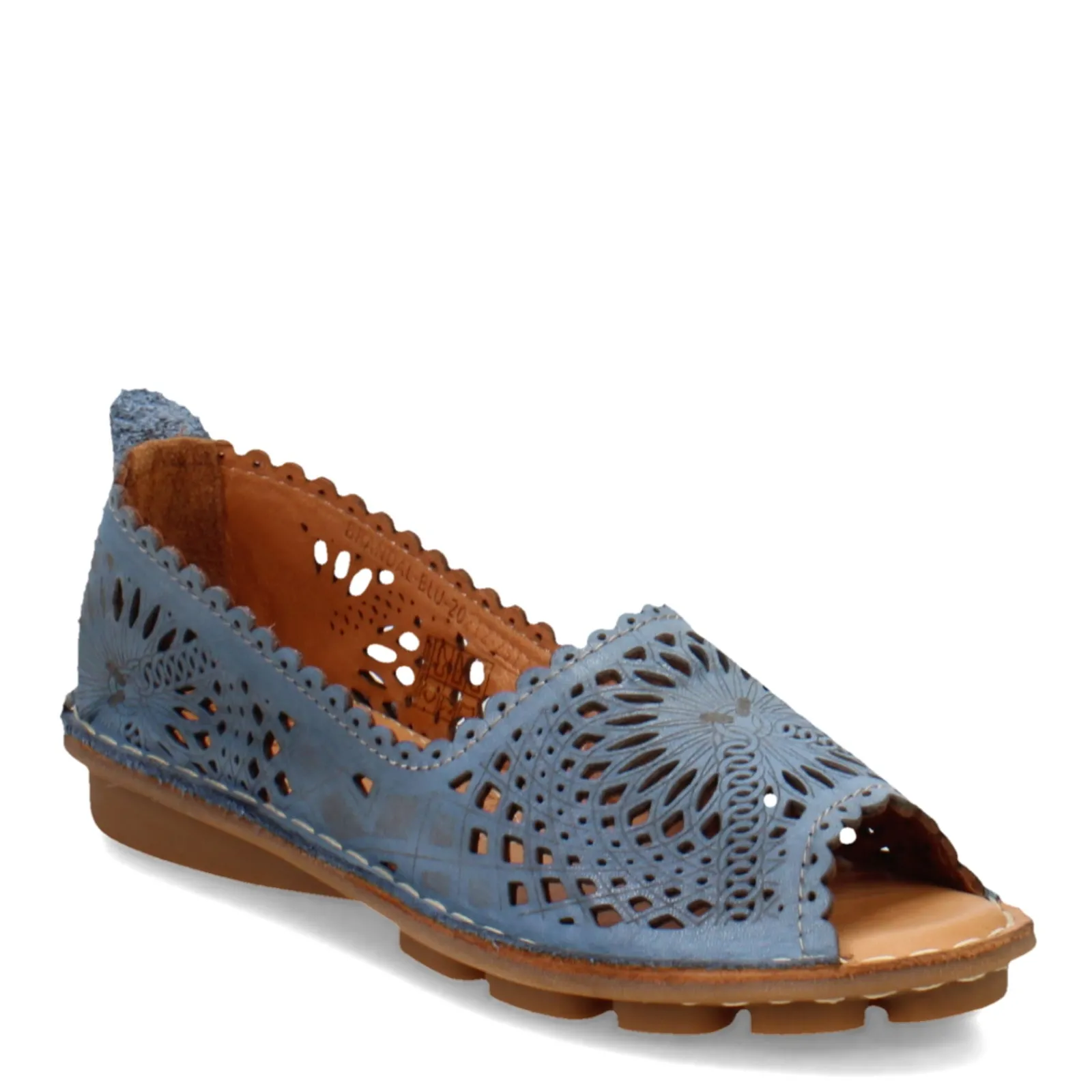 Spring Step Slip-On Shoes|Women's , Brandal Slip-On Blue