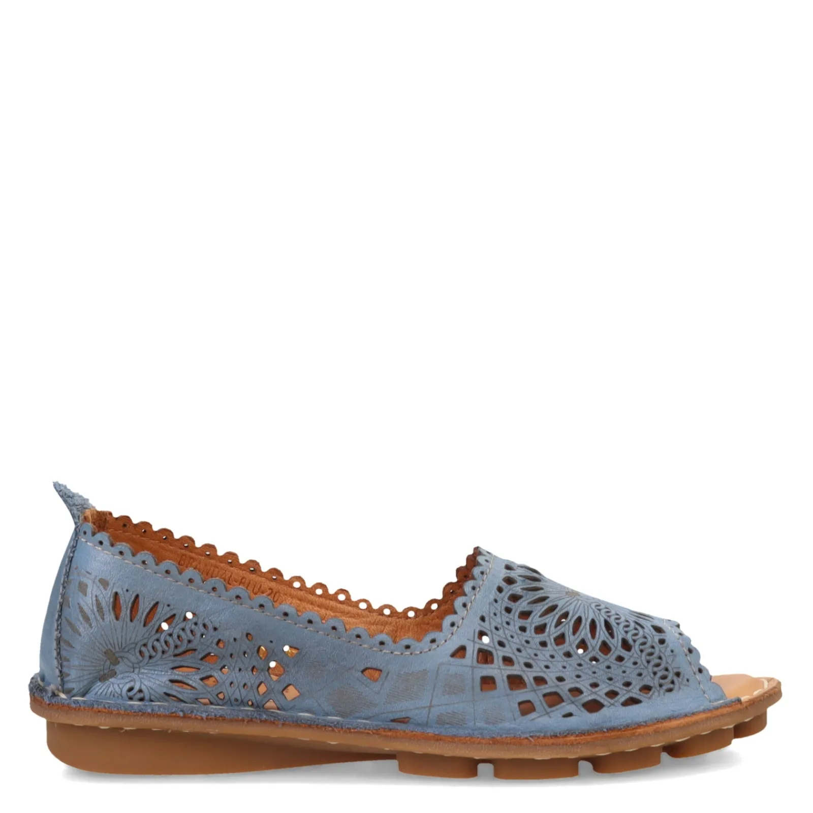 Spring Step Slip-On Shoes|Women's , Brandal Slip-On Blue