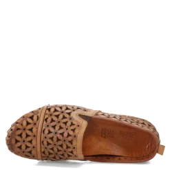 Spring Step Loafers|Women's , Flowerflow Slip-On Light Brown