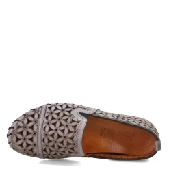 Spring Step Loafers|Women's , Flowerflow Slip-On Charcoal