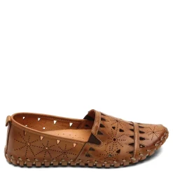 Spring Step Slip-On Shoes|Women's , Fusaro Slip-On Brown