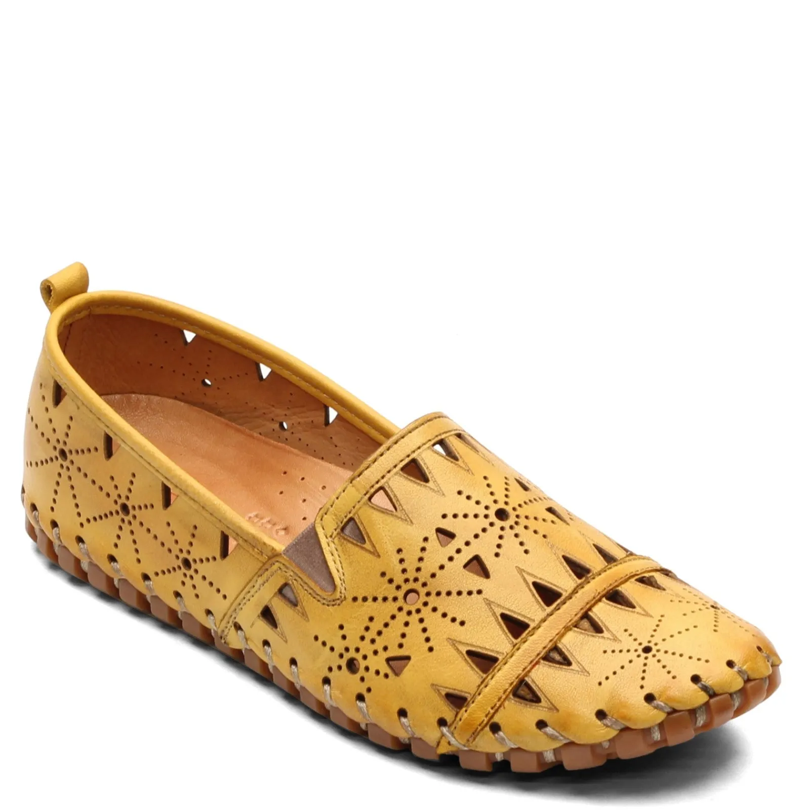 Spring Step Slip-On Shoes|Women's , Fusaro Slip-On Yellow