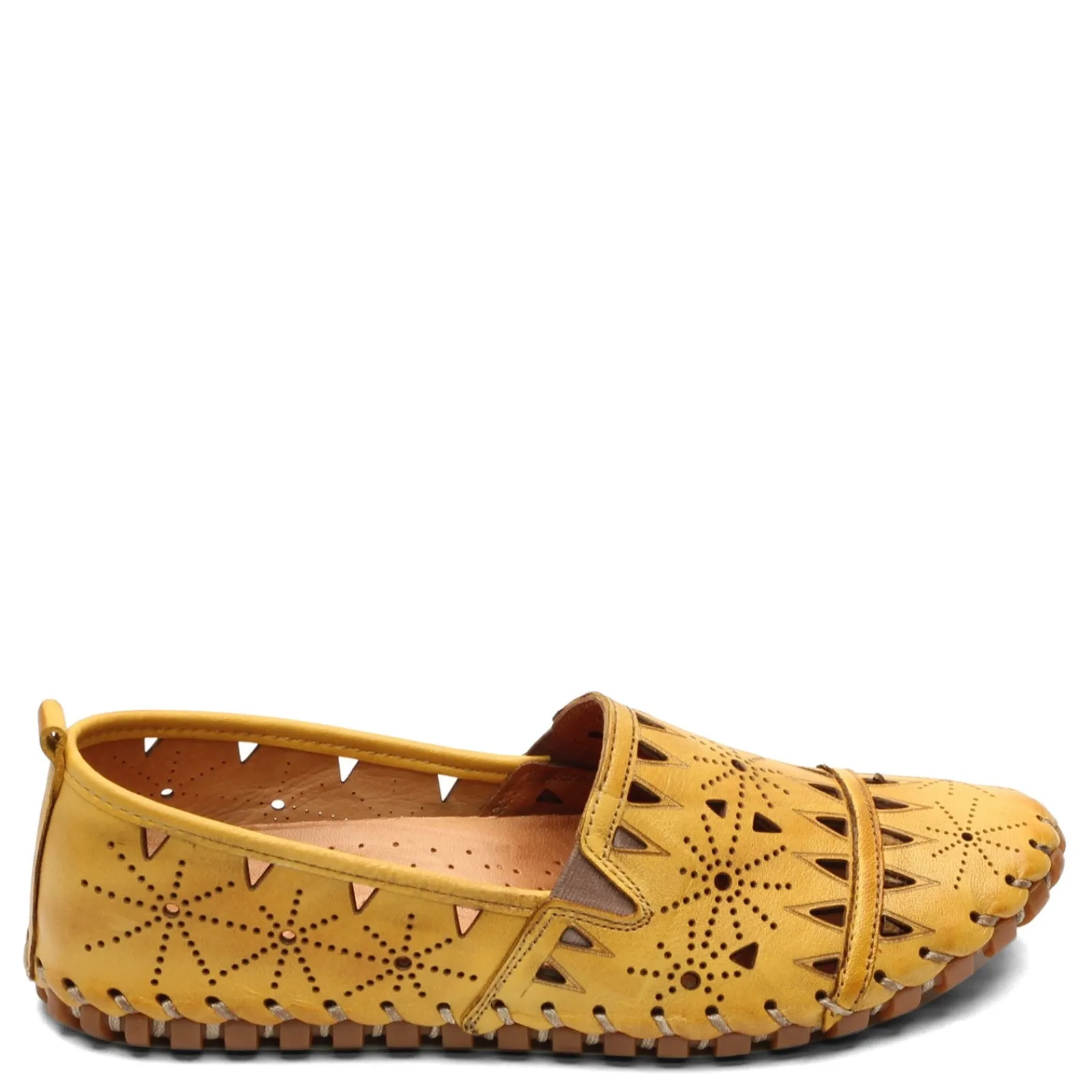 Spring Step Slip-On Shoes|Women's , Fusaro Slip-On Yellow