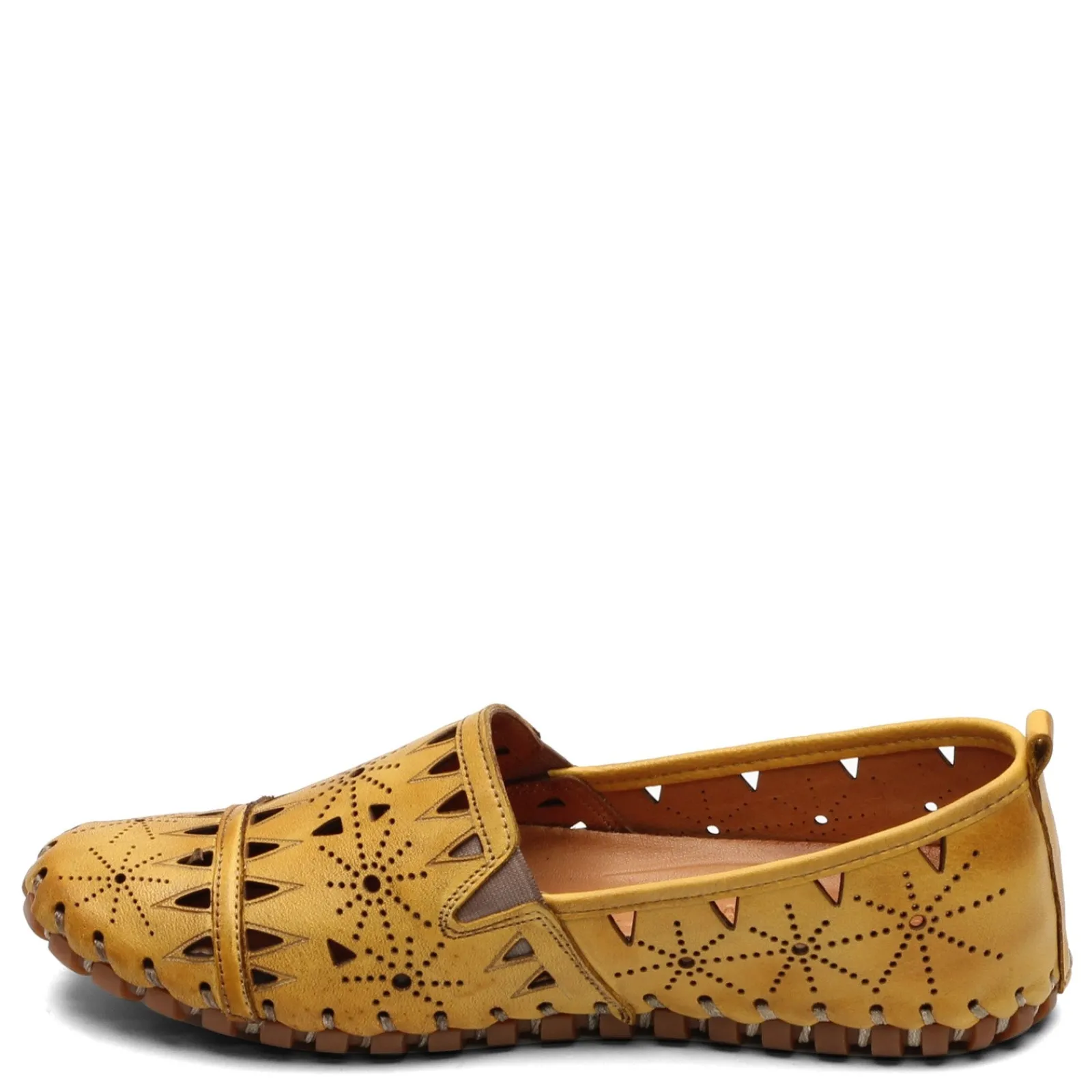 Spring Step Slip-On Shoes|Women's , Fusaro Slip-On Yellow