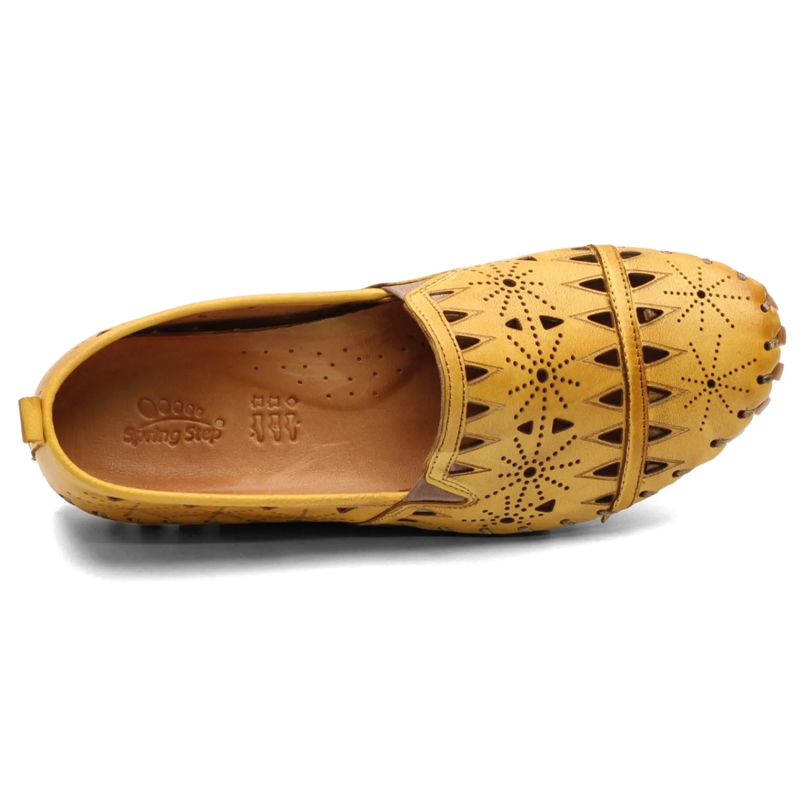 Spring Step Slip-On Shoes|Women's , Fusaro Slip-On Yellow