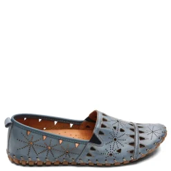 Spring Step Slip-On Shoes|Women's , Fusaro Slip-On Blue