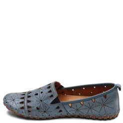 Spring Step Slip-On Shoes|Women's , Fusaro Slip-On Blue