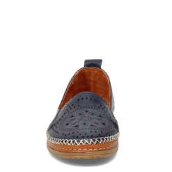 Spring Step Flats|Women's , Ingrid Slip-On Navy