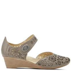 Spring Step Pumps & Heels|Women's , Nougat Slip-On Gray