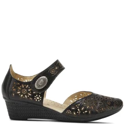 Spring Step Pumps & Heels|Women's , Nougat Slip-On Black
