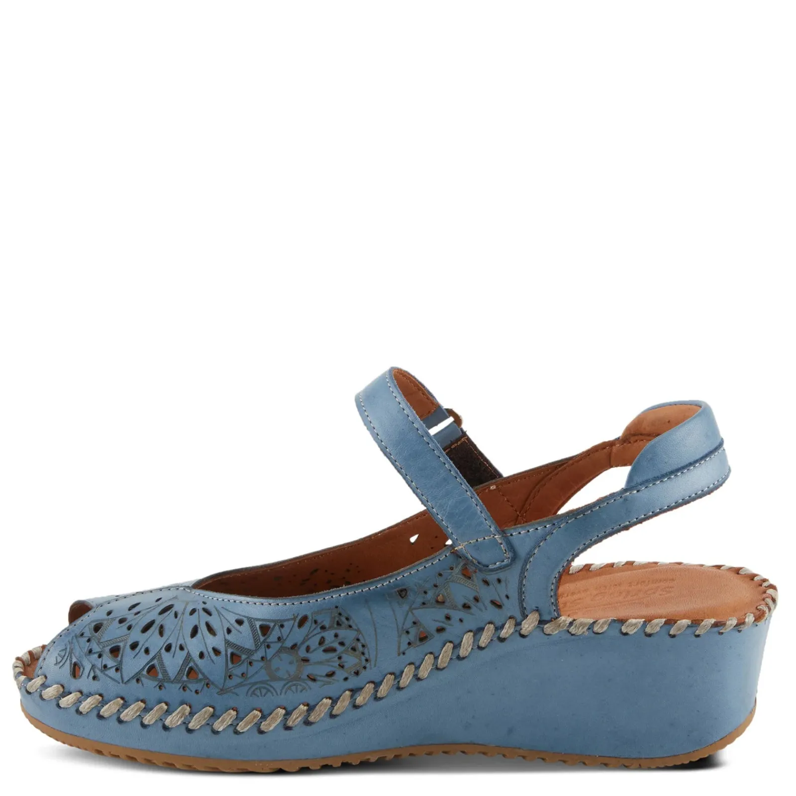 Spring Step Sandals|Women's , Santonio Sandal Blue