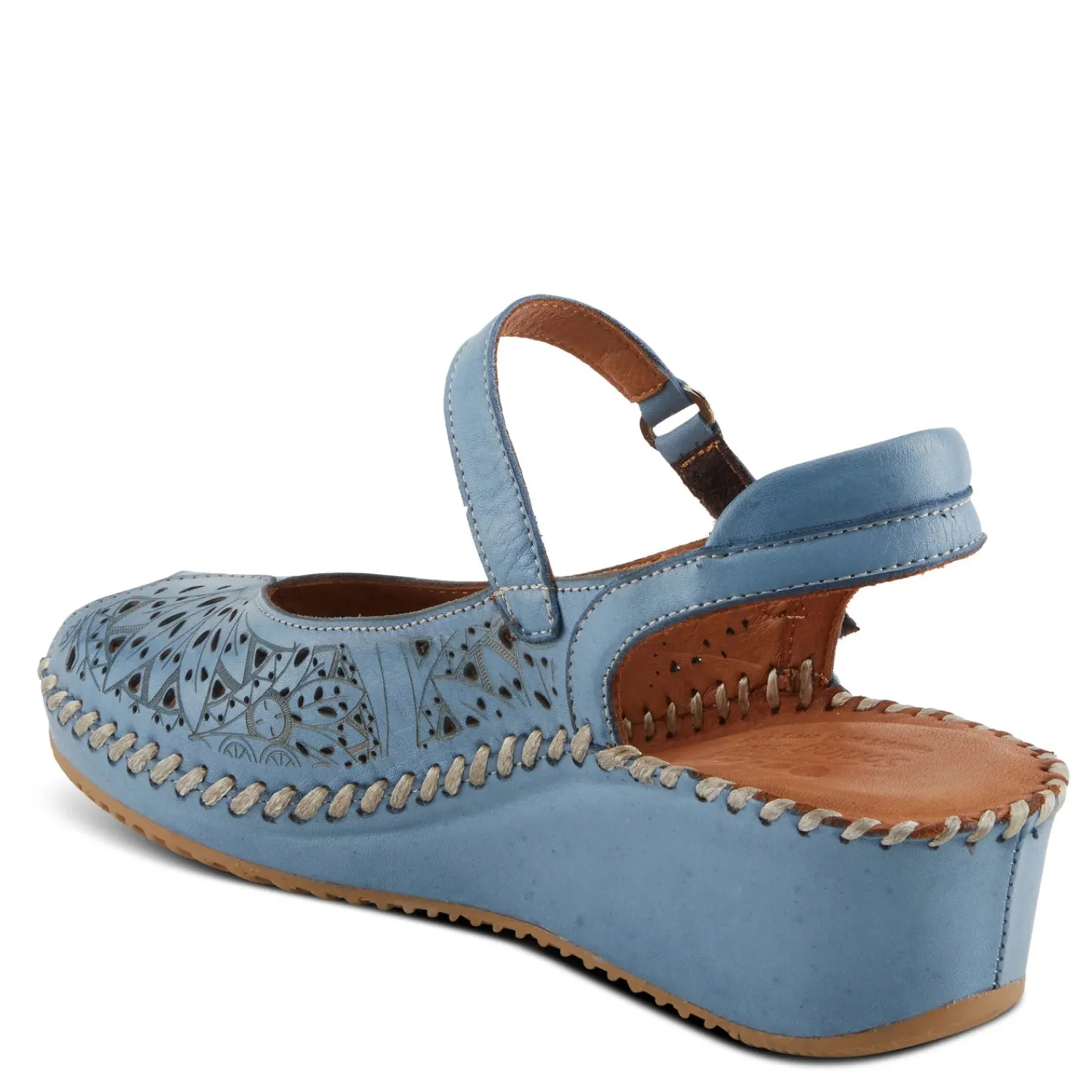 Spring Step Sandals|Women's , Santonio Sandal Blue