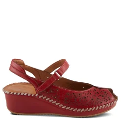 Spring Step Sandals|Women's , Santonio Sandal Red