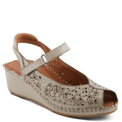 Spring Step Wedges|Women's , Santonio Sandal Light Grey